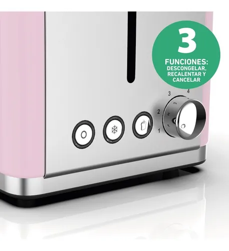 Imagen 8 de 10 de Tostadora Peabody Pe-t387 2 Ranuras 1050 Watts