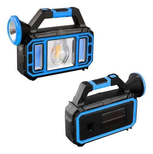Linterna Solar Con Usb Recargable,3 Distintos Modos De Luces