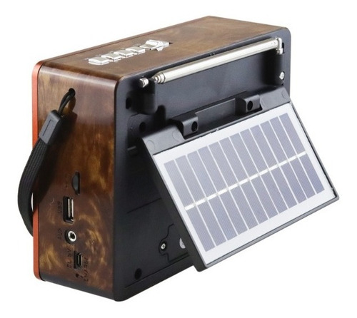 Imagen 4 de 10 de Bocina Portatil Radio Am Fm Usb Bluetooth Recargable Retro