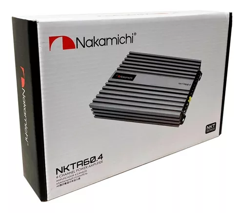 Amplificador Nano Clase D 4 Canales 1500w Nakamichi Nkmd60.4