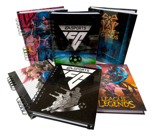 Libretas Personalizadas Game, Videojuego (tapa Dura) 1/4