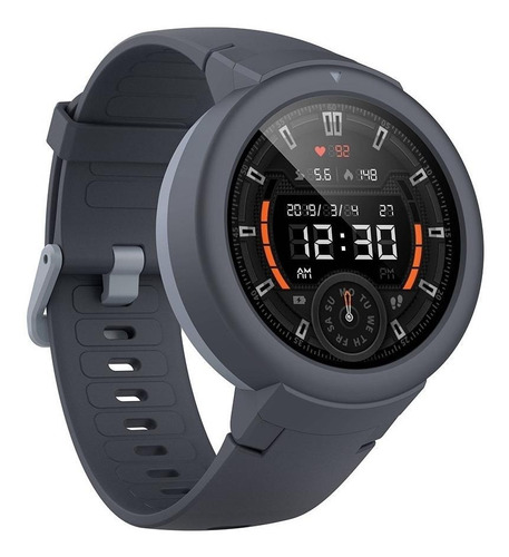 Smartwatch Amazfit Flagship Verge Lite 1.3" caixa de  fibra de vidro e policarbonato reforçado  shark grey, pulseira  shark grey e o arco  shark grey A1818