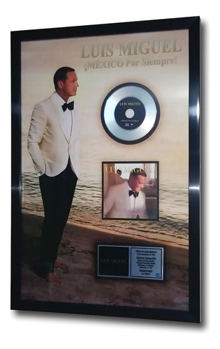 Cuadro Decorativo Luis Miguel México Por Siempre