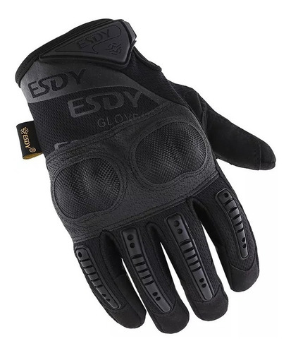 Guantes Tacticos Airsoft Antideslizante Paintball Esdy Negro