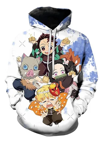 Sudadera Demon Slayer Cómic Anime Cosplay Kimetsu No Yaiba