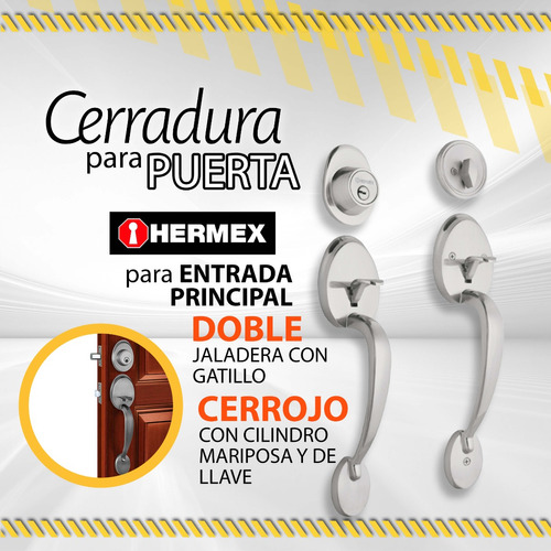 Cerradura P Puerta Principal Hermex 43028 / 04870