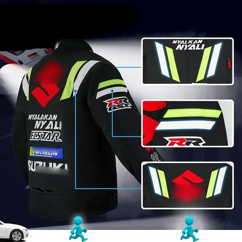 Para Suzuki Chaqueta Cálida Ropa De Ciclismo Traje Carreras