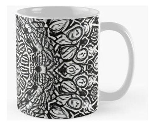 Taza Monochrome Mandala Pattern  Calidad Premium