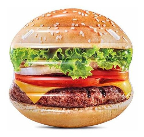 Isla Inflable Juicy Hamburger De Intex, 53  X 50  X 9  