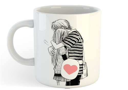 Taza De Plastico Pareja Amor Enamorados In Love San Valentin