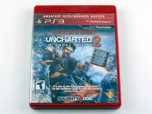 Uncharted 2 Among Thieves Original Ps3 Playstation 3