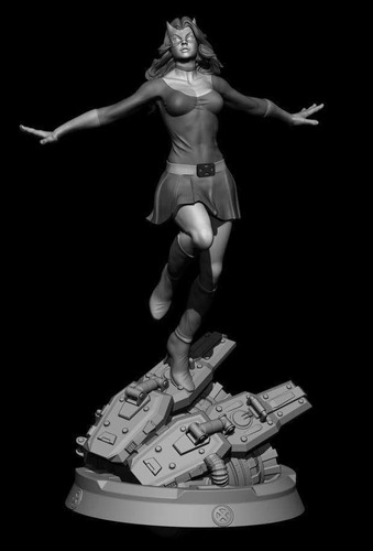 Archivo Stl Impresión 3d - Xmen - Marvel Girl Vs Sentinel