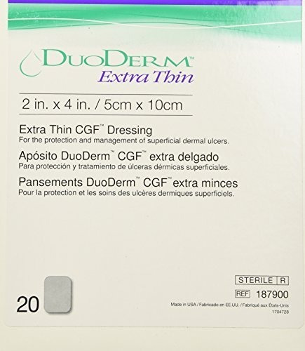 Duoderm 187900 - Extra Fino 2  X 4  Rectángulo (caja De 20 A