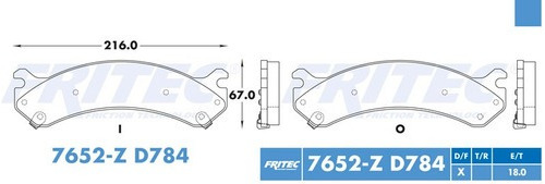 Balatas Delanteras Chevrolet Expres Van 2500 2005-2012