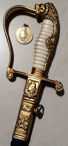 Antiguo Sable Jorfra Oficial Prefectura Naval Arg. Bayoneta. (Usado)