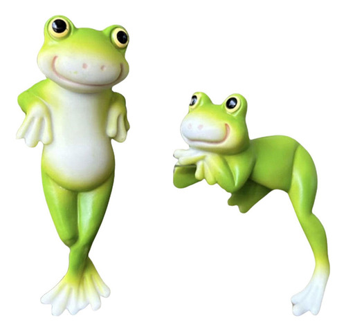 L Estatuas De Ranas 2 Figuras De Ranas Pequeñas Y