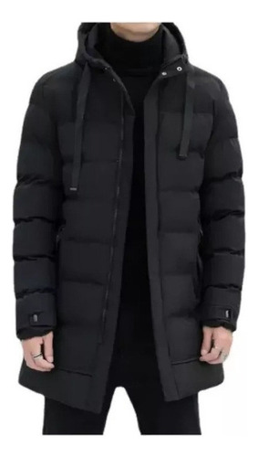 Chaqueta Térmica Informal Para Hombre Con Gorro Ligero De