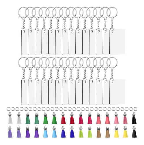 Chaveiro De Impressão Em Branco Por Sublimação De 160 Peças,