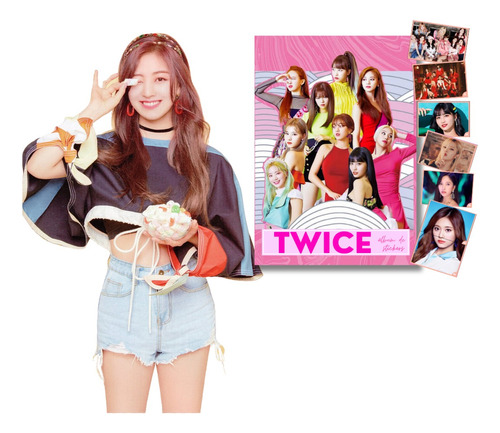 Mini Álbum Twice + Todas Sus Láminas A Pegar + Envío Gratis