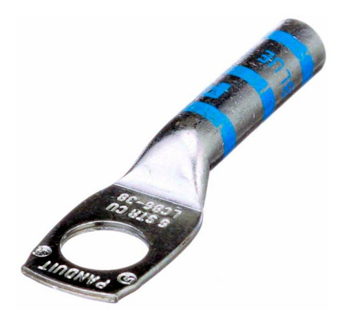Zapata Terminal Estañada 6 Awg 3/8´´ 50 Pz Panduit Lcb6-38-l