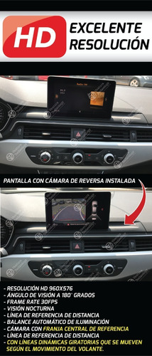 Camara De Reversa Para Audi A4 S Line Lineas Dinamicas 2018