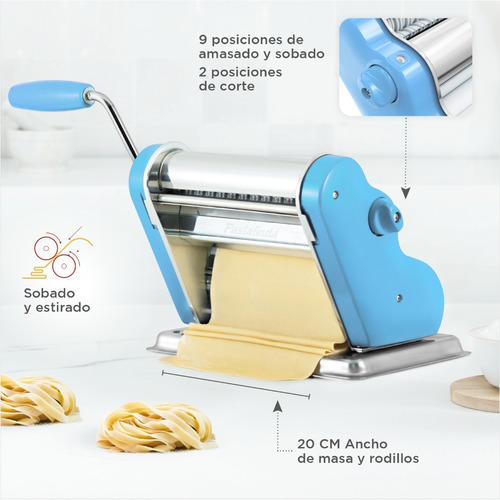 Imagen 5 de 10 de Pastalinda Máquina Clásica 200 Celeste
