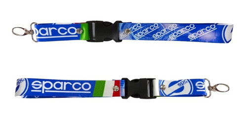 Lanyard, Llavero, Sparco, Con Argolla Metálica