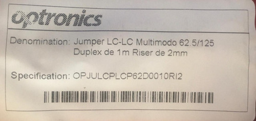 Jumper Lc-lc Multimodo 1m