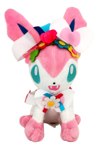 Conejo Hada Eevee Rainbow Pony Peluche 3 Piezas