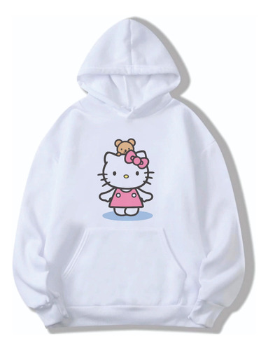 Buzo Hello Kitty Adulto Canguro Unisex #20 