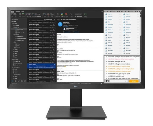 Monitor Ips Fhd 21 Pulgadas LG 22bl450y 1080p Oficina 75hz