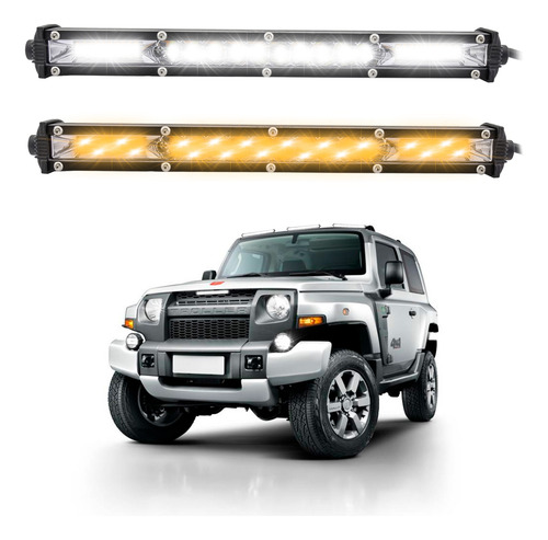 Par Barra Auxiliar Slim Dual Color S102 Jeep Renegade Suv