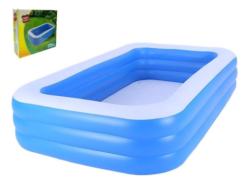 Piscina Inflable Familiar Rectangular 150cm Piscina Exterior