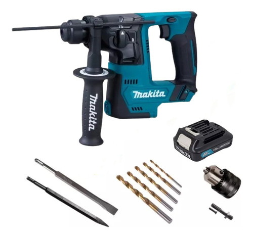 Martelete Makita Hr140dz Sds Plus A Bateria 12v C/ Acessrios