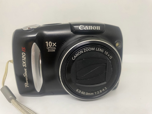 Canon Powershot Sx120is-negra-10,0 Mp-cámara Digital 