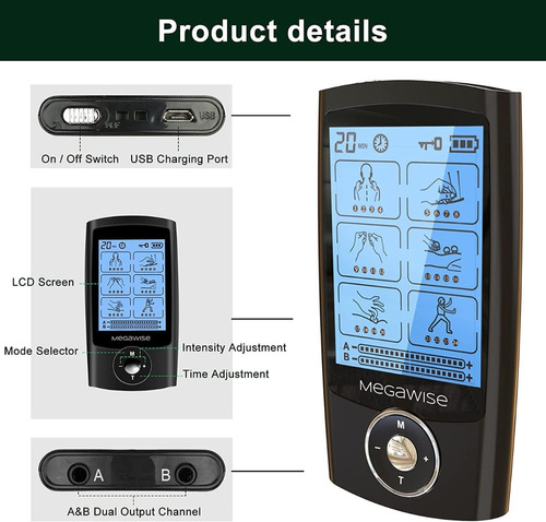 Terapia Con Electrodos Maquina Recargable 