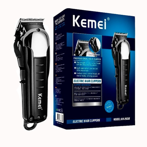 Maquina De Cabelo Corte Kemei 2608 Professional Hair Preto