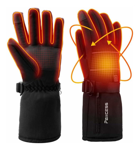 Paxcess  Guantes Térmicos Para Hombre 4000 Mah Batería Recar