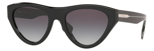 Burberry Be G Gafas De Sol Geométricas De Plástico Negro Len