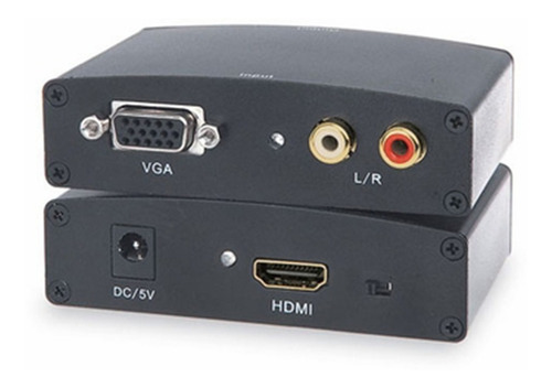 Imagen 2 de 4 de Caja Convertidora Vga A Hdmi - 1080p - A 30 Mts