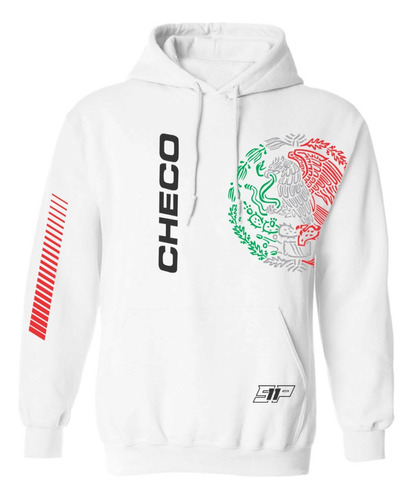 Sudadera Modelo Checo Pérez 11 Mx Racing Estampado En Vinil