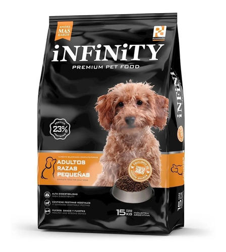 Alimento Infinity Premium Pet Food  Razas Pequeñas para perro adulto de raza pequeña en bolsa de 15 kg