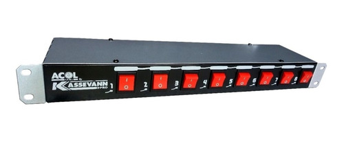 Consola Tablero De Llaves Acol 8 Can Para Luces Dj Esdj