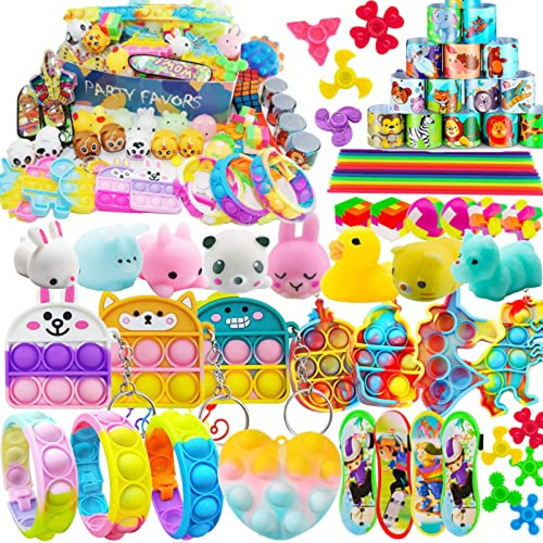 51 Piezas Pop Party Favors Juguetes Para Niños, Premium Pop