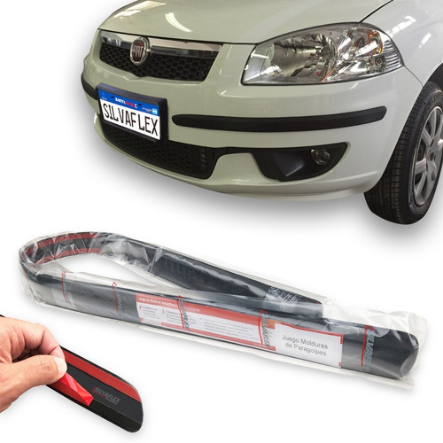 Fiat Siena 2008 4p Kit Baguetas Molduras Paragolpes Delanter