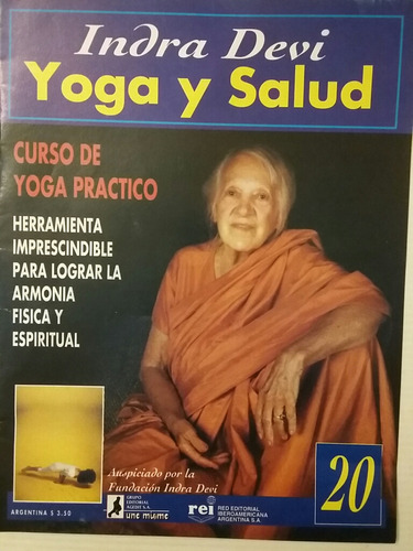 Indra Devi. Yoga Y Salud. No. 20.