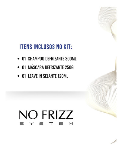 Kit Disciplinante No Frizz Aneethun 3 Produtos Frizz Zero