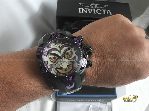 Invicta Venom 33813 Dc Comics Joker Coringa 52mm Original Cor da