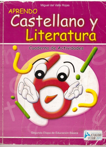 Libro Aprendo Castellano Y Literatura 6 Grado