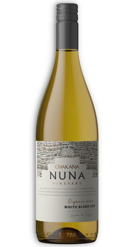 Vino Nuna Vineyard Orgánico White Blend 750ml Chakana Wines